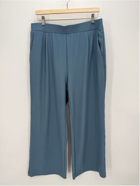 Halara High Waisted Wide Leg Micro Waffle Work Pants Size XL Petite